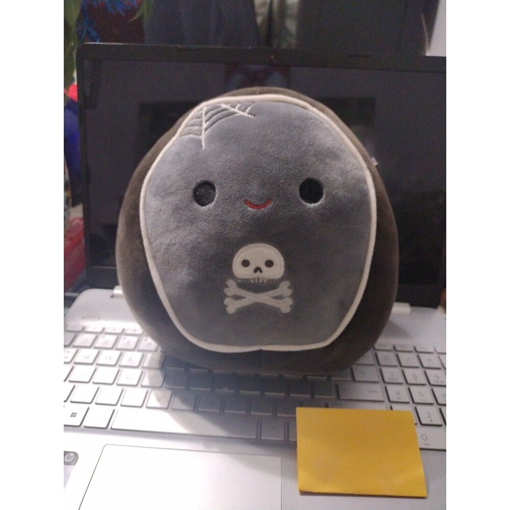 New Squishmallows 8” Flipamallows Alva Felice RIP Tombstone Halloween Plush